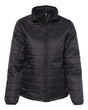 Independent Trading Co. Women's Puffer Jacket. EXP200PFZ - Black