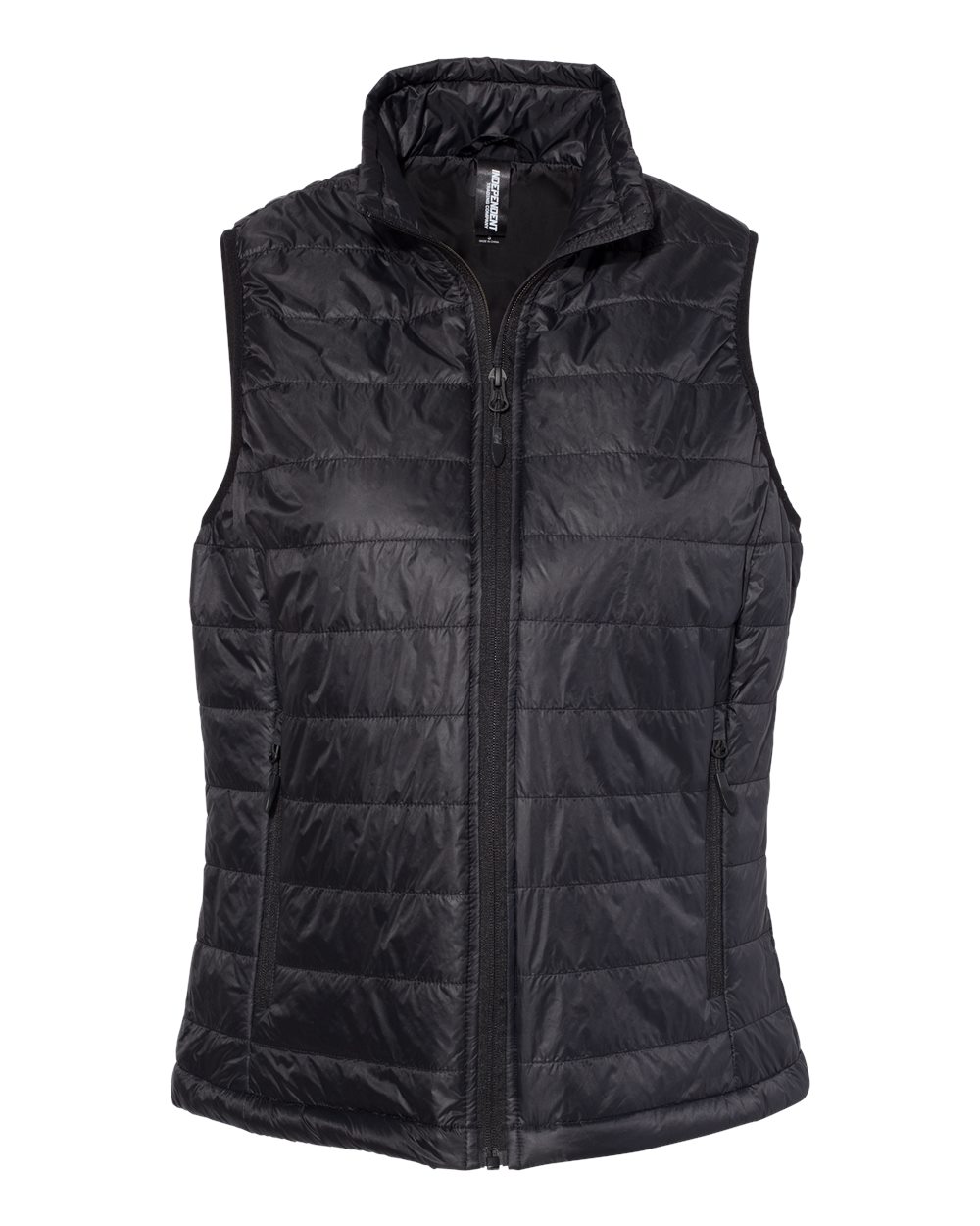 Independent Trading Co. Women's Puffer Vest. EXP220PFV - Black