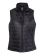 Independent Trading Co. Women's Puffer Vest. EXP220PFV - Black