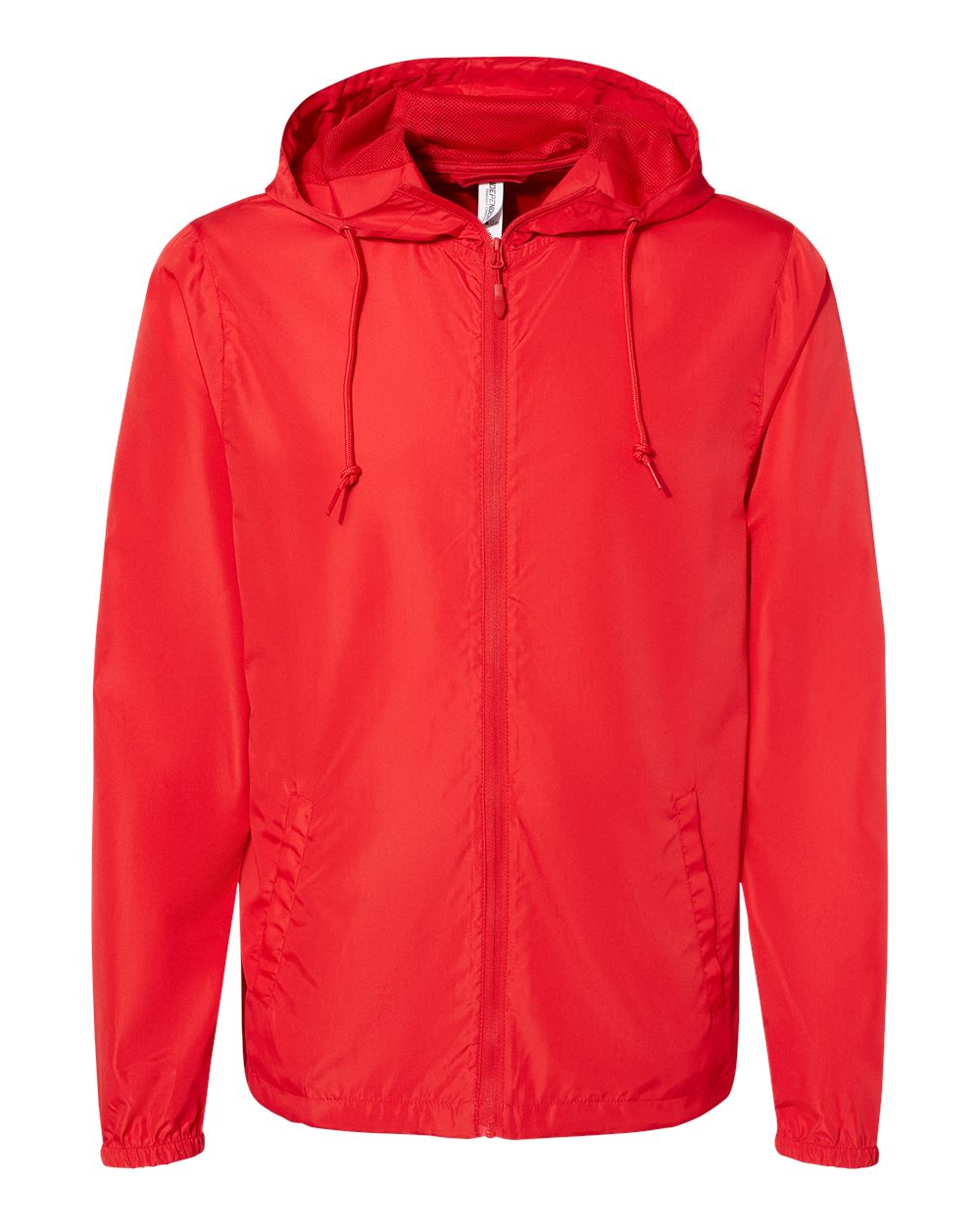 Independent Trading Co. Men's Lightweight Windbreaker Full-Zip Jacket. EXP54LWZ - Red
