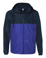 Independent Trading Co. Men's Lightweight Windbreaker Full-Zip Jacket. EXP54LWZ - Classic Navy/ Royal
