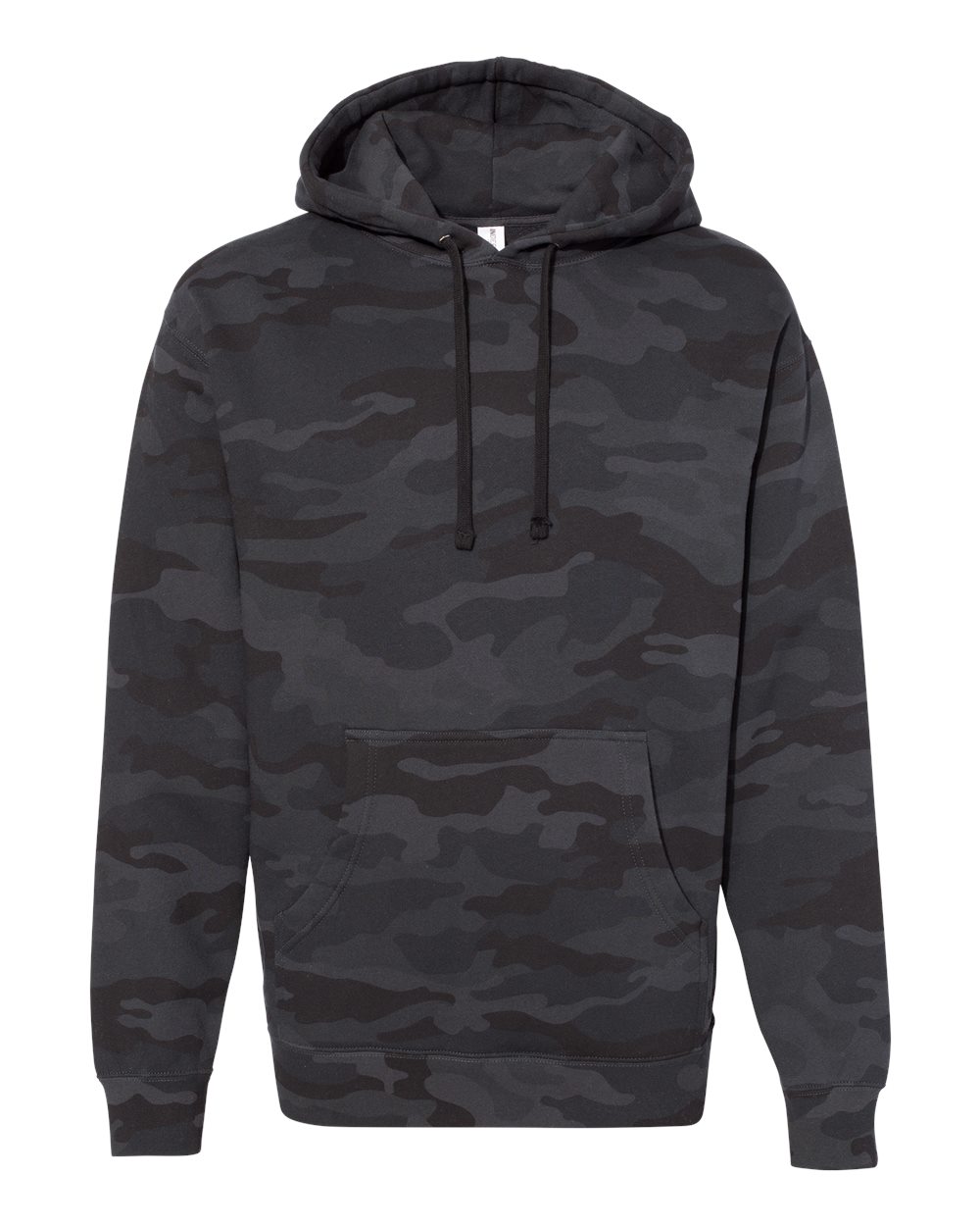 Independent Trading Co. Unisex Heavyweight Hooded Sweatshirt. IND4000 - Black Camo