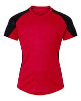 Augusta Sportswear Girls' Cutter Jersey. 1523 - Red/ Black
