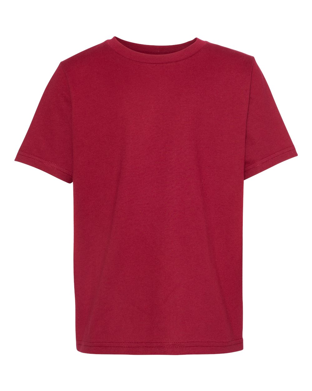 Next Level Youth Cotton Tee. 3310 - Cardinal