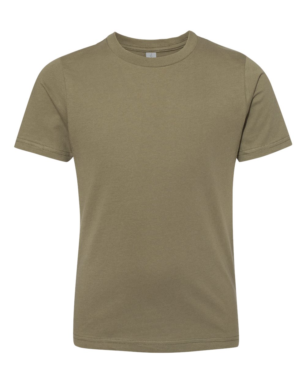 Next Level Youth Cotton Tee. 3310 - Military Green