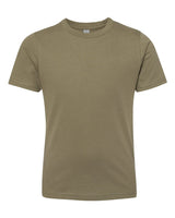 Next Level Youth Cotton Tee. 3310 - Military Green