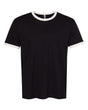 Next Level Unisex Cotton Ringer Tee. 3604 - Black/ Natural