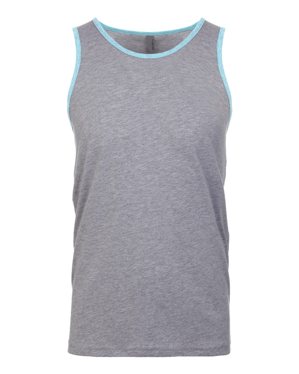 Next Level Unisex Cotton Tank. 3633 - Heather Grey/ Cancun