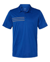 Adidas Men's 3-Stripes Chest Polo. A324 - Collegiate Royal/ Grey Three