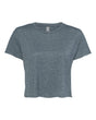 Next Level Women's Festival Crop Top. 5080 - Antique Denim