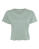 Next Level Women's Festival Crop Top. 5080 - Stonewash Green