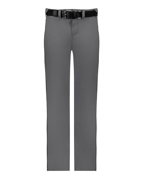 Alleson Athletic Youth Baseball Pants With Braid. 605WLBY - Charcoal/ Black