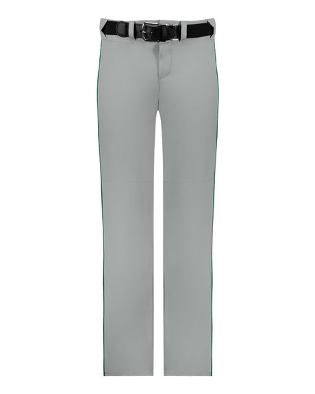 Alleson Athletic Youth Baseball Pants With Braid. 605WLBY - Grey/ Forest