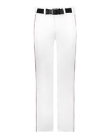 Alleson Athletic Youth Baseball Pants With Braid. 605WLBY - White/ Maroon