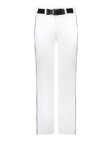 Alleson Athletic Youth Baseball Pants With Braid. 605WLBY - White/ Purple