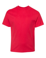 Hanes Youth Perfect-T T-Shirt. 498Y - Athletic Red