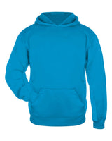 Badger Youth Performance Fleece Hooded Sweatshirt. 2454 - Electric Blue