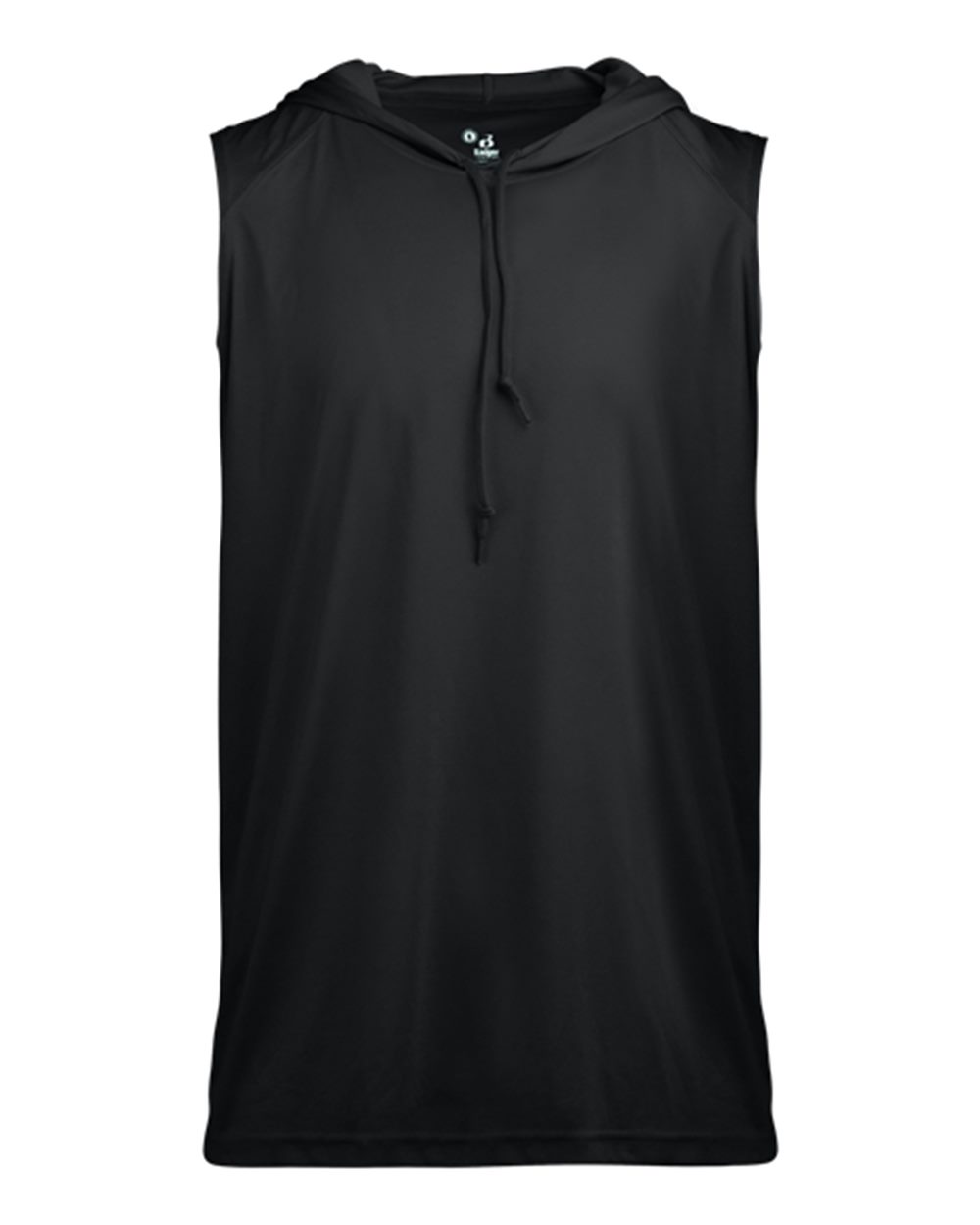 Badger Youth B-Core Hooded Sleeveless T-Shirt. 2108 - Black