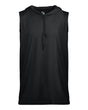 Badger Youth B-Core Hooded Sleeveless T-Shirt. 2108 - Black