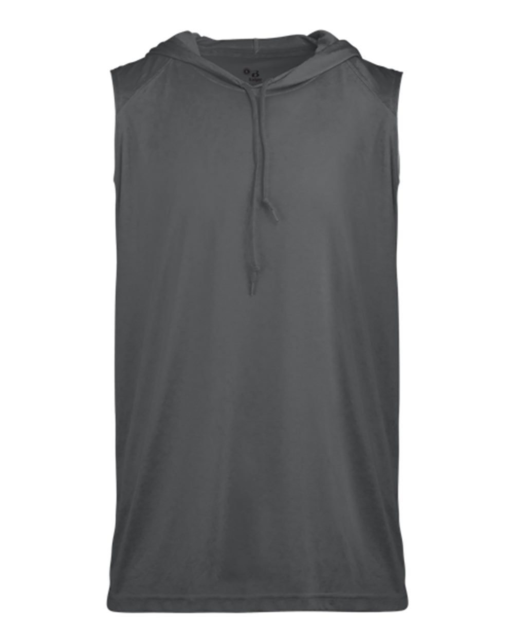 Badger Youth B-Core Hooded Sleeveless T-Shirt. 2108 - Graphite