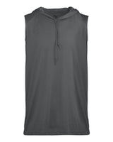 Badger Youth B-Core Hooded Sleeveless T-Shirt. 2108 - Graphite