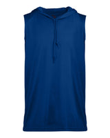 Badger Youth B-Core Hooded Sleeveless T-Shirt. 2108 - Royal