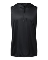 Badger Men's B-Core Hooded Sleeveless T-Shirt. 4108 - Black