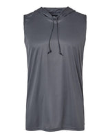 Badger Men's B-Core Hooded Sleeveless T-Shirt. 4108 - Graphite