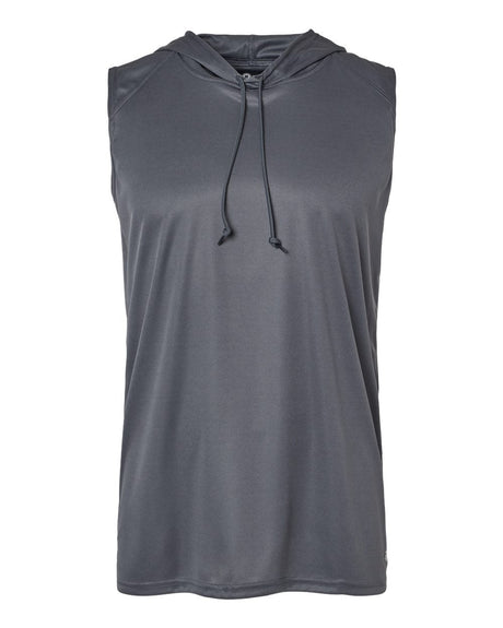 Badger Men's B-Core Hooded Sleeveless T-Shirt. 4108 - Graphite