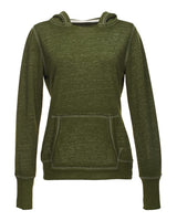 J. America Women's Zen Fleece Hooded Sweatshirt. 8912 - Twisted Olive