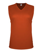 C2 Sport Women's Sleeveless V-Neck T-Shirt. 5663 - Burnt Orange
