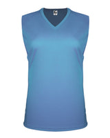 C2 Sport Women's Sleeveless V-Neck T-Shirt. 5663 - Columbia Blue