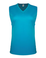 C2 Sport Women's Sleeveless V-Neck T-Shirt. 5663 - Electric Blue