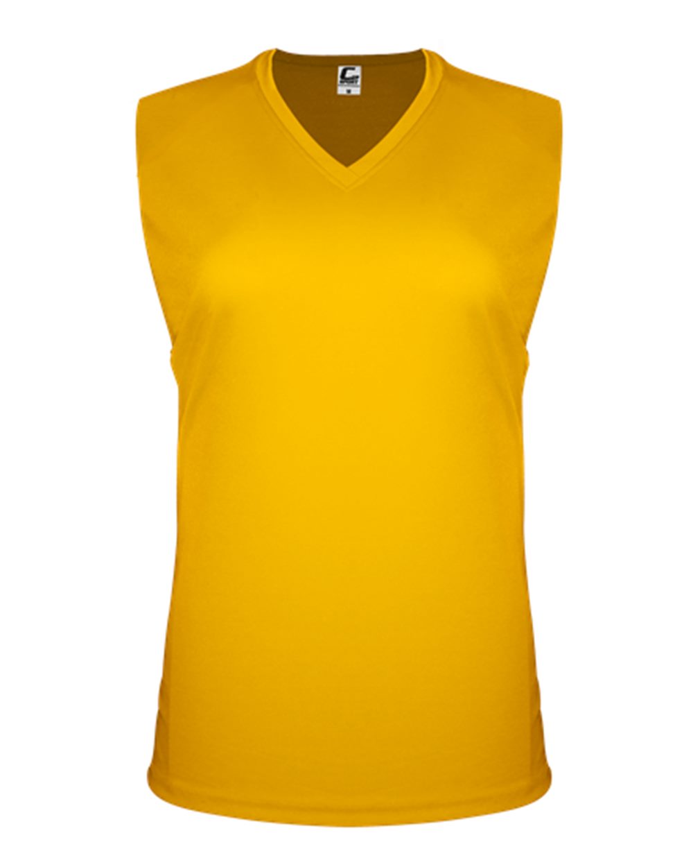 C2 Sport Women's Sleeveless V-Neck T-Shirt. 5663 - Gold