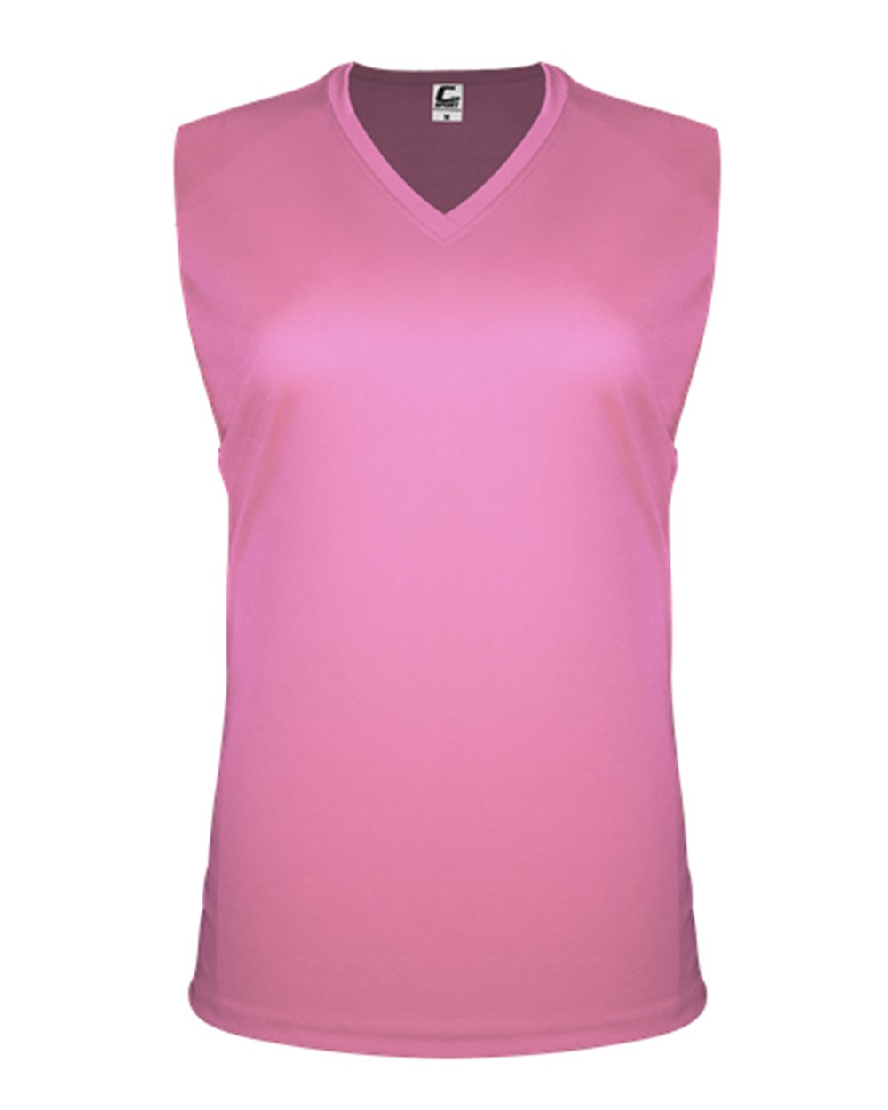 C2 Sport Women's Sleeveless V-Neck T-Shirt. 5663 - Pink