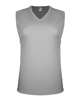 C2 Sport Women's Sleeveless V-Neck T-Shirt. 5663 - Silver