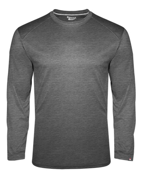 Badger Men's FitFlex Performance Long Sleeve T-Shirt. 1001 - Charcoal