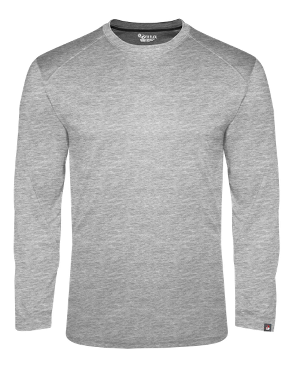 Badger Men's FitFlex Performance Long Sleeve T-Shirt. 1001 - Oxford