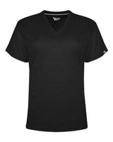 Badger Women's FitFlex Performance V-Neck T-Shirt. 1002 - Black
