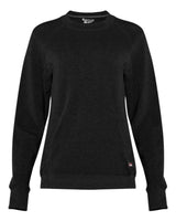 Badger Women's FitFlex French Terry Crewneck Sweatshirt. 1041 - Black