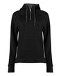 Badger Women's FitFlex French Terry Quarter-Zip Hooded Pullover. 1051 - Black