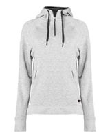 Badger Women's FitFlex French Terry Quarter-Zip Hooded Pullover. 1051 - Oxford