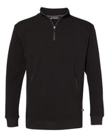 Badger Men's FitFlex French Terry Quarter-Zip Pullover. 1060 - Black