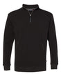 Badger Men's FitFlex French Terry Quarter-Zip Pullover. 1060 - Black