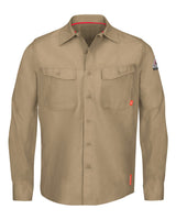 Bulwark Men's iQ Series® Endurance Work Shirt. QS40 - Khaki