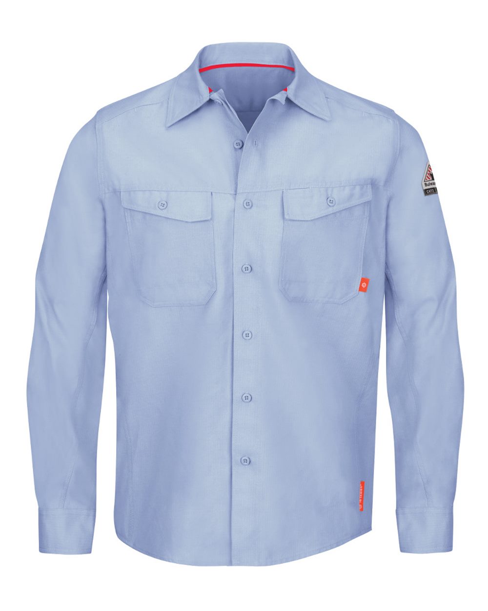 Bulwark Men's iQ Series® Endurance Work Shirt. QS40 - Light Blue