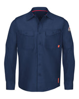 Bulwark Men's iQ Series® Endurance Work Shirt. QS40 - Navy