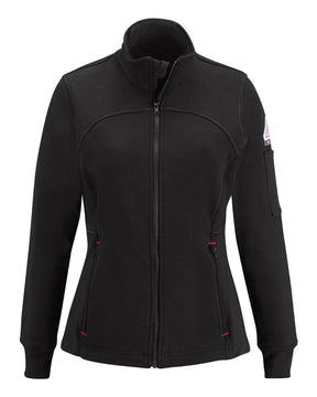 Bulwark Women's Full-Zip Fleece Jacket. SEZ3 - Black