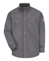 Bulwark Men's Midweight Dress Uniform Shirt. SLU2 - Grey