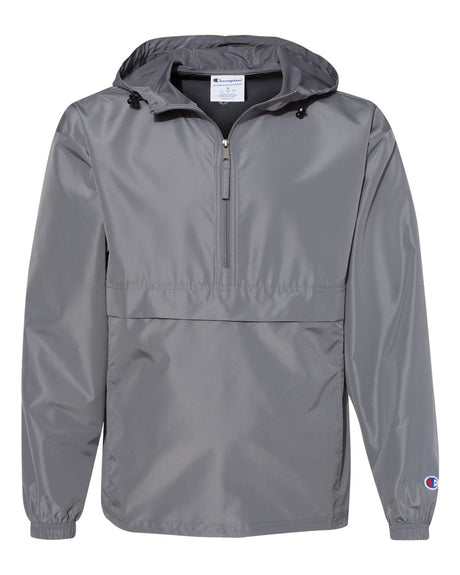 Champion Unisex Packable Anorak Jacket. CO200 - Graphite